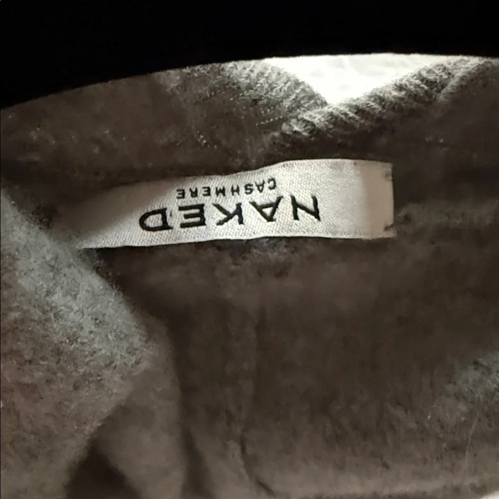 NakedCashmere Light Gray Cashmere Hoodie Sweater - Picture 6 of 8